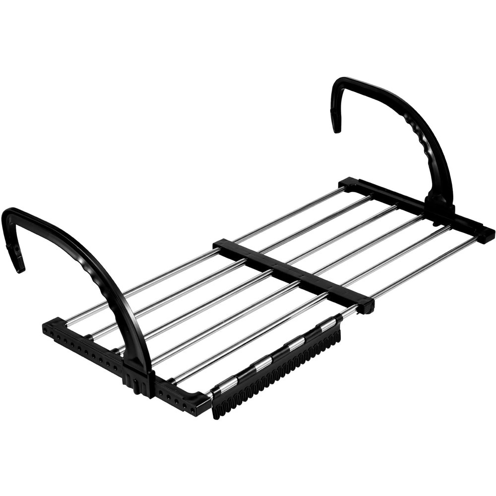 Abizarch Radiator Clothes Airer Foldable Radiator Drying Rack 42-72CM Extendable Radiator Clothes Drying Rack Balcony Stainless Steel Clothes Drying Rack Portable Drying Rack for Hanging Clothes Towel