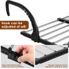 Abizarch Radiator Clothes Airer Foldable Radiator Drying Rack 42-72CM Extendable Radiator Clothes Drying Rack Balcony Stainless Steel Clothes Drying Rack Portable Drying Rack for Hanging Clothes Towel view 2