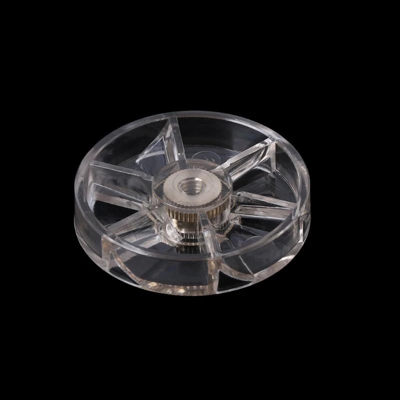 CHDONGSE Durable Top Base Gear Plastic Assembly Replacement Spare Parts Fit For Nutribullet 600W/900W Juicer Accessory, 4.7cm(1.85in)(approx), Clear&Gold, dzpj01