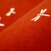  Anbo Tenugui Hand Towel, Dragonfly on The Rice Ears (Red), 100% Cotton, Made in Japan, 13.8 x 39.4 inches view 3