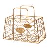 Coffee Pod Basket Coffee Bar Accessories Creamer Holder Iron Espresso Capsule Holder for Hotel Counter Living Room Coffee Bar, Gold view 1