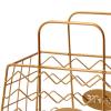 Coffee Pod Basket Coffee Bar Accessories Creamer Holder Iron Espresso Capsule Holder for Hotel Counter Living Room Coffee Bar, Gold view 3