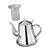 RORPOIR Stainless Steel Coffee Kettle with Long Spout for Brewing Metal Kettle with Mirror Polished Interior Suitable for Office Home and Outdoor Use view 1