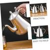 RORPOIR Stainless Steel Coffee Kettle with Long Spout for Brewing Metal Kettle with Mirror Polished Interior Suitable for Office Home and Outdoor Use view 3