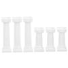 Sosoport 6pcs Mini Roman Pillar Statues for Table Decor Photography DIY Projects view 1