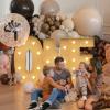 Tongjoy Marquee Letters 3 Feet Tall 3FT Large Light Up Letters O for Wedding Will You Marry Me Sign Happy Birthday Engagement Party Decorations Big Letterboard O view 2