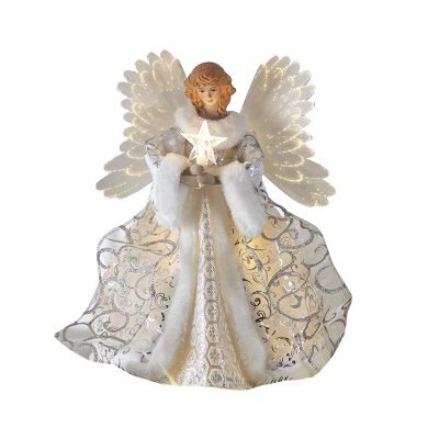 DGFJY Christmas Tree Top Angel Light Decorative Lamp Present Accessory Supplies For Christmas Spring Festival Decorations Gift
