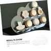 GRIRIW 1pc Acrylic Dessert Stand for Macarons and Cookies Cloud-shaped Display Rack for Weddings and Parties Transparent and Reusable Design Unique Visual Effect for Treats view 3