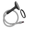 JISADER Garment Steamer Guide Hose, Long Steam Nozzle, Universal Replacement, Snaps on Type with Brush Spray Steam Ironing Tool view 1