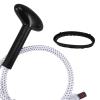 JISADER Garment Steamer Guide Hose, Long Steam Nozzle, Universal Replacement, Snaps on Type with Brush Spray Steam Ironing Tool view 2