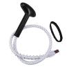 JISADER Garment Steamer Guide Hose, Long Steam Nozzle, Universal Replacement, Snaps on Type with Brush Spray Steam Ironing Tool view 4