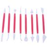 OKUMEYR 8pcs Cake Decorating Sculpture Pen Red Decorating Pens for Sugar Craft Mousse and Cake Moulding for Beginners and Professionals view 4