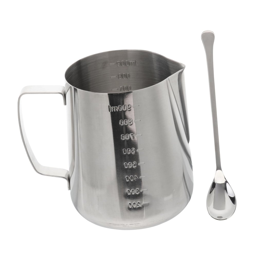 DECHOUS Stainless Steel Scale Cup Stirring Spoon for Candle Making Melting Wax Cup