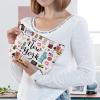 BWWKTOP New York Canvas Tote Bag City Souvenir Gift New York Grocery Bag City Travel Gifts New Yorker Shopping Bag (new-york M Bag) view 3