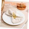 6pcs Cute Napkin Holder Tower Napkin Ring Rings for Wedding Holiday Events view 3