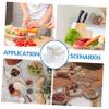 DECHOUS Seasoning Rack Spice Box Spice Seasoning Box 4 Sections for Kitchen Storage view 3