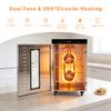 Hakka New Upgrade 16 Trays Food Dehydrator with Double-Layer Heat Insulation, Stainless Steel, 2000W view 2