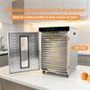 Hakka New Upgrade 16 Trays Food Dehydrator with Double-Layer Heat Insulation, Stainless Steel, 2000W view 4