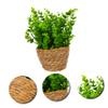 TOPPERFUN Small Fake Plant Artificial Potted Plant Tall Faux Bonsai Japanese Style view 2