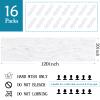 16 Pack White Cheesecloth Table Runner 20 x 120 inch Gauze Table Runners 10 FT Long,Semi Sheer Boho Cheese Cloth Fabric Table Runner Bulk for Wedding,Party,Baby Shower,Bridal Shower Decoration view 2