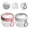 DECHOUS 2pcs Overnight Oats Jars Lids Spoons Airtight Storage Containers for Oatmeal Cereal Yogurt Meal Prep view 2