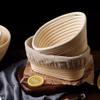 Banneton Brotform Bake Bread Dough With Linen Cloth Liner Oval Round Bread Lame, Proofing Basket Kit With Dough Scraper For Professional Home Bakers (Size : Oval 21cm) view 4