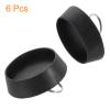 uxcell 6pcs Rubber Drain Stopper with Hanging Ring, Bathtub Drain Plug Fits 1-3/4 Inch to 2 Inch, Rubber Sink Stopper Drain Plug for Bathtub, Kitchen and Bathroom, Black view 3