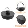 uxcell 6pcs Rubber Drain Stopper with Hanging Ring, Bathtub Drain Plug Fits 1-3/4 Inch to 2 Inch, Rubber Sink Stopper Drain Plug for Bathtub, Kitchen and Bathroom, Black view 4