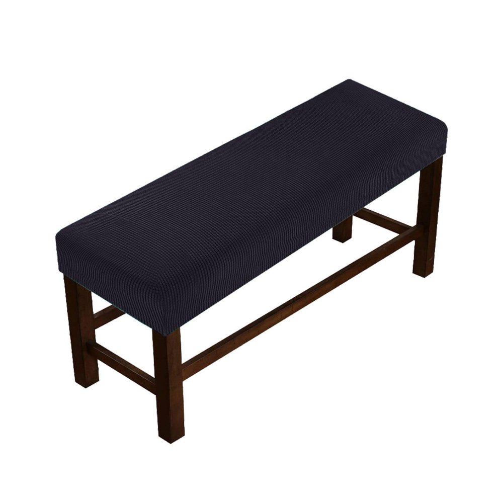 RYBDIZQ Stretch Dining Room Bench Covers, Washable Sofa Cover, Soft Bench Slipcover, Removable Bench Seat Protector Cover for Modern Living Room, Bedroom, Kitchen,Dark Gray,M, Medium