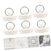RORPOIR 8pcs Medium Rubber Drain Stoppers with Pull Rings for Bathtubs and Sinks Prevents Clogs Kitchen and Bathroom Easy to Clean and Remove for Standard Drains view 2