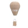 Woven Hot Air Balloon, Rattan Hot Air Balloon Wall Decor, Hot Air Balloon Woven Rattan, Wall Mounted Hot Air Balloon, Floating The Skies Air Balloon for Kids Room Art Photography view 1