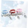 VILLFUL 3pcs Unique Bike Shape Rattan Flower Basket Straw Basket for Garden Small Wrought Vase for Indoor Outdoor Wall Decoration view 2