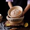 Bread Banneton Proofing Basket Kit Round Oval 100% Natural Rattan For Bakers With Dough Scraper And Linen Liner Cloth Basket Bortfom Baking Tool Bowl For Professional Home Bakers (Size : Round 23cm) view 4