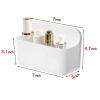 CGBE 2 Packs Cabinet Door Organizer, Acrylic Adhesive Shelf Wall Mounted Storage, Self Adhesive Shower Shelves Without Drilling, Automatic Draining Clear Shower Organizer for Bathroom view 2