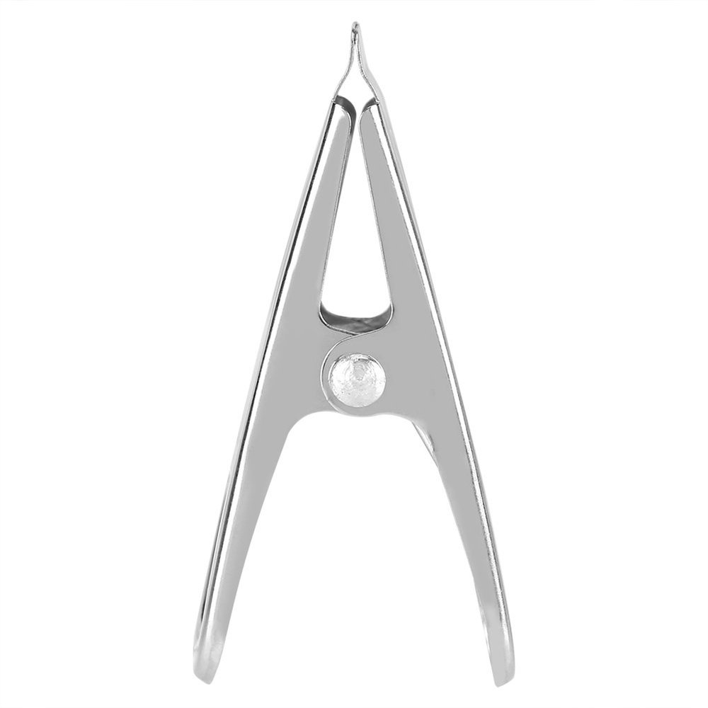 40pcs Clothes Pins, Metal Clips Clothespins Bag Clips for Food Clothes Pins Heavy Duty Towel Clips Stainless Steel Clothes Pegs Clamps Bag Clips