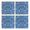 Paisley Hand Towels for Adult and Children Multipurpose Absorbent Towel Bathroom 11.8in Small Square Towel with Hanging Rope Kitchen Tea Dish Thin Towels Soft Handkerchief 4PCS view 3