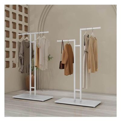JYHBSHCC Heavy-duty Clothes Hanger, Multifunctional Clothing Display Rack, Independent Hanging Rack, Suitable for Clothing Stores and Laundry Rooms