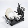 HUQHUMSK Dish Rack, Trjgtas Kitchen Dish Drying Rack Sink Drain Holder Cutlery Drainer Storage Plate Glass Organizer Shelf view 2