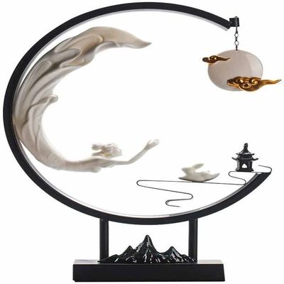 aiqiua Backflow Incense Burner Lamp Ring Living Room Entrance Home DecorationIt Helps with Meditation and Relaxation, Stress Relief and Sleep