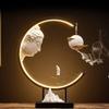 aiqiua Backflow Incense Burner Lamp Ring Living Room Entrance Home DecorationIt Helps with Meditation and Relaxation, Stress Relief and Sleep view 4