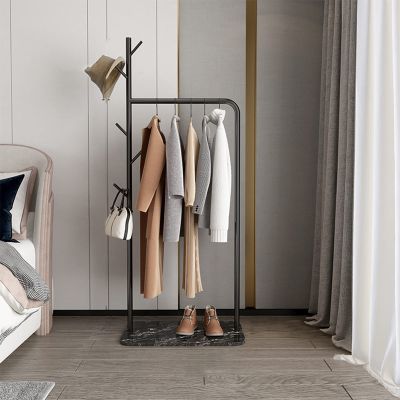 JYHBSHCC Coat Rack,Stand Independent Hall Coat Rack With Hooks Stable Marble Round Base Shelf for Coats Hats Handbags Jackets for Entrance Corridor