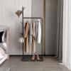 JYHBSHCC Coat Rack,Stand Independent Hall Coat Rack With Hooks Stable Marble Round Base Shelf for Coats Hats Handbags Jackets for Entrance Corridor view 1