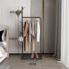 JYHBSHCC Coat Rack,Stand Independent Hall Coat Rack With Hooks Stable Marble Round Base Shelf for Coats Hats Handbags Jackets for Entrance Corridor view 2