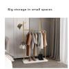 JYHBSHCC Coat Rack,Stand Independent Hall Coat Rack With Hooks Stable Marble Round Base Shelf for Coats Hats Handbags Jackets for Entrance Corridor view 3