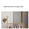 JYHBSHCC Coat Rack,Stand Independent Hall Coat Rack With Hooks Stable Marble Round Base Shelf for Coats Hats Handbags Jackets for Entrance Corridor view 4