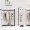 JYHBSHCC Heavy Clothes Rails, Metal Clothing Display Racks, Shoe and Hat Storage Racks Bedroom Indoor Hangers Independent/Black/120cm view 3