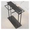 JYHBSHCC Independent Double-rod Clothes Hanger, Multi-functional Storage Display Rack, Suitable for Clothing Stores and Retail Stores, 120x50x130cm, Black view 1