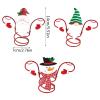 Christmas Decorations Holiday Wine Bottle Glass Holders Desktop Organizer Rack For Bar Home Display Stand Cabinet Supply Wine Glass Holder Stand view 2
