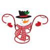 Christmas Decorations Holiday Wine Bottle Glass Holders Desktop Organizer Rack For Bar Home Display Stand Cabinet Supply Wine Glass Holder Stand view 3