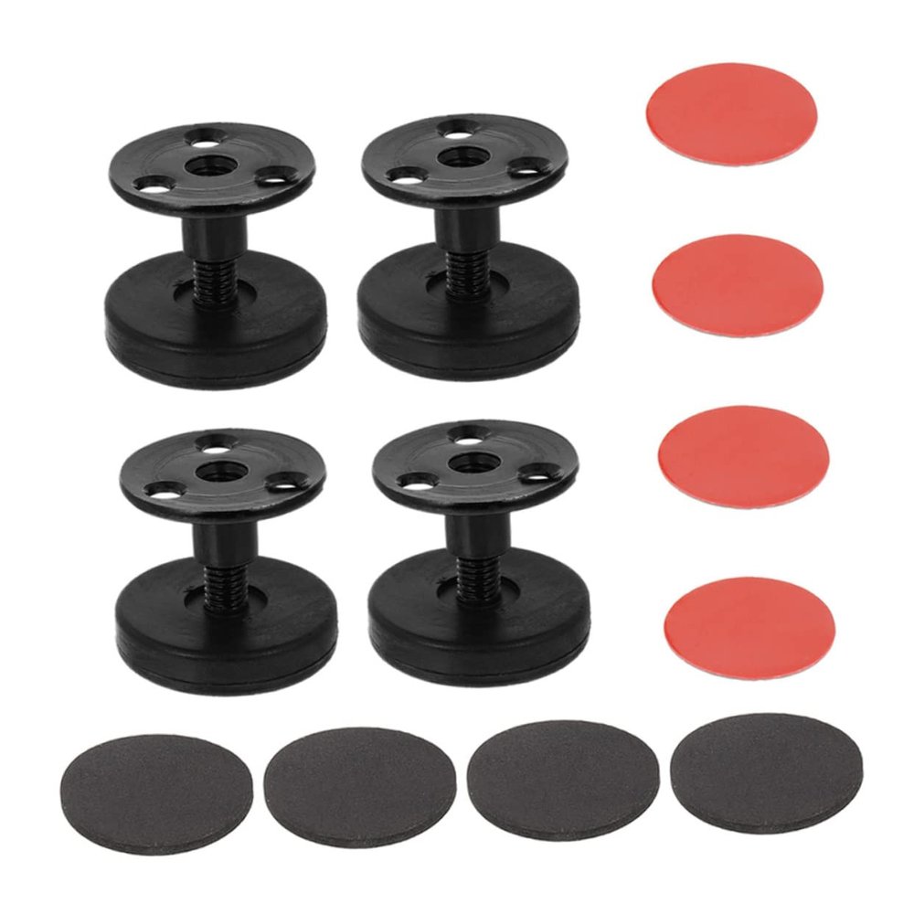 Ciieeo Bed Frame Stabilizer Headboard Stopper Adjustable 30mm-40mm Black